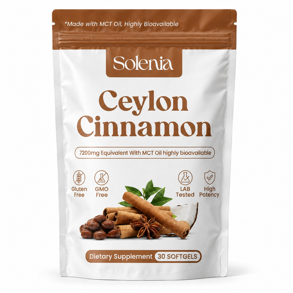 Ceylon Cinnamon 7200mg Equivalent with MCT Oil