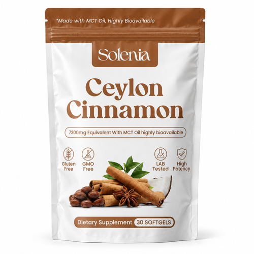 Ceylon Cinnamon 7200mg Equivalent with MCT Oil