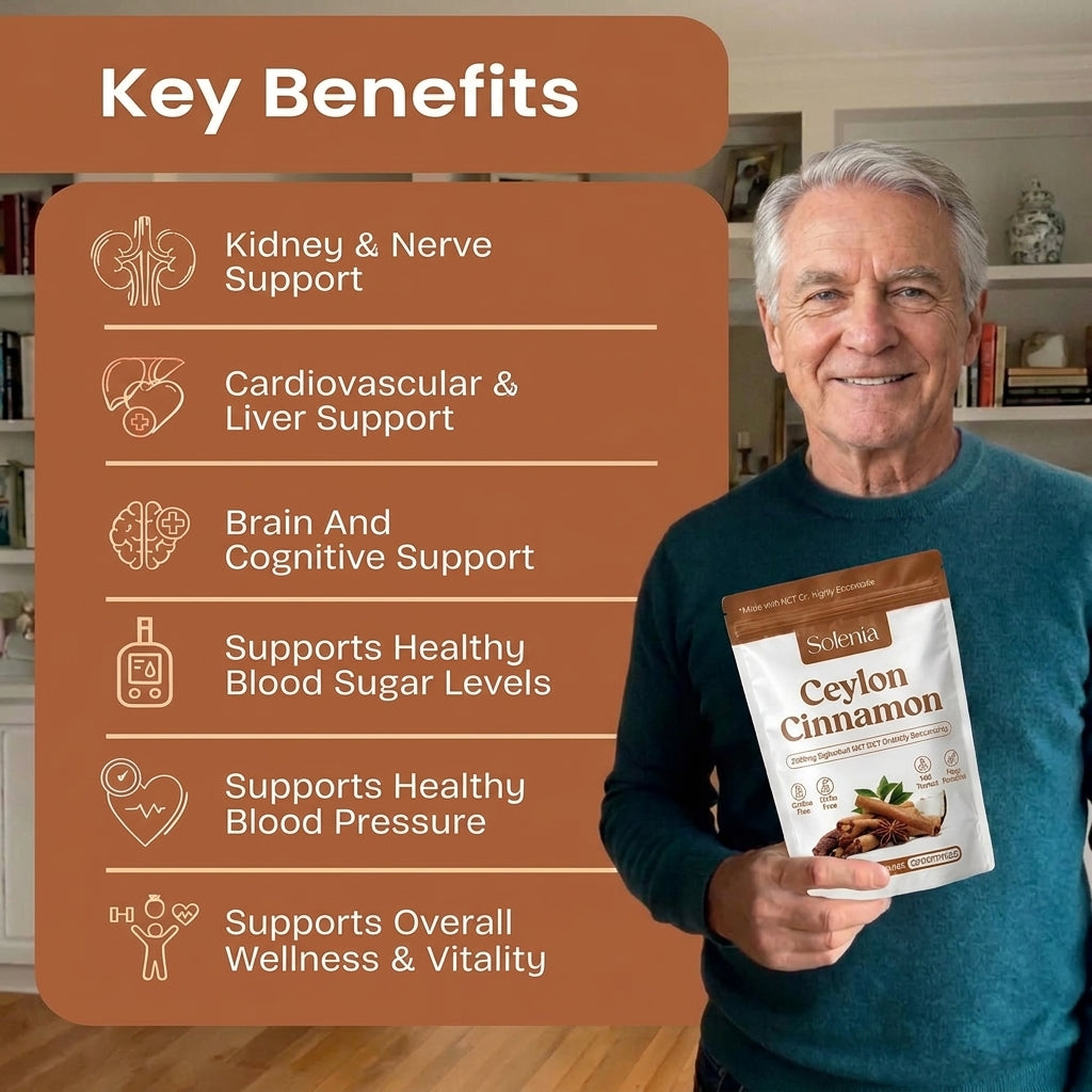 Ceylon Cinnamon 7200mg Equivalent with MCT Oil